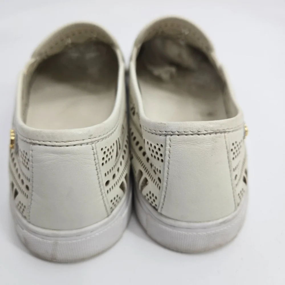 Tory Burch Roselle‎ Sneakers White Laser Cut Leather
